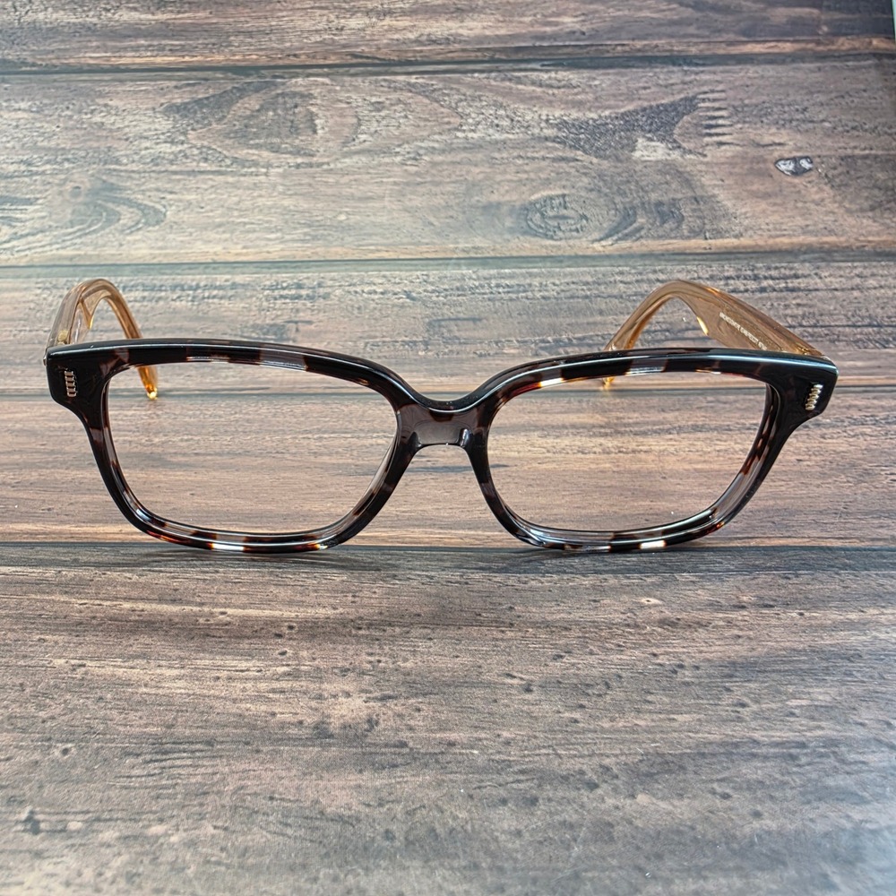 Kirkland Signature Prescott Dark Tortoise Amber Rectangular Eyeglasses Frames